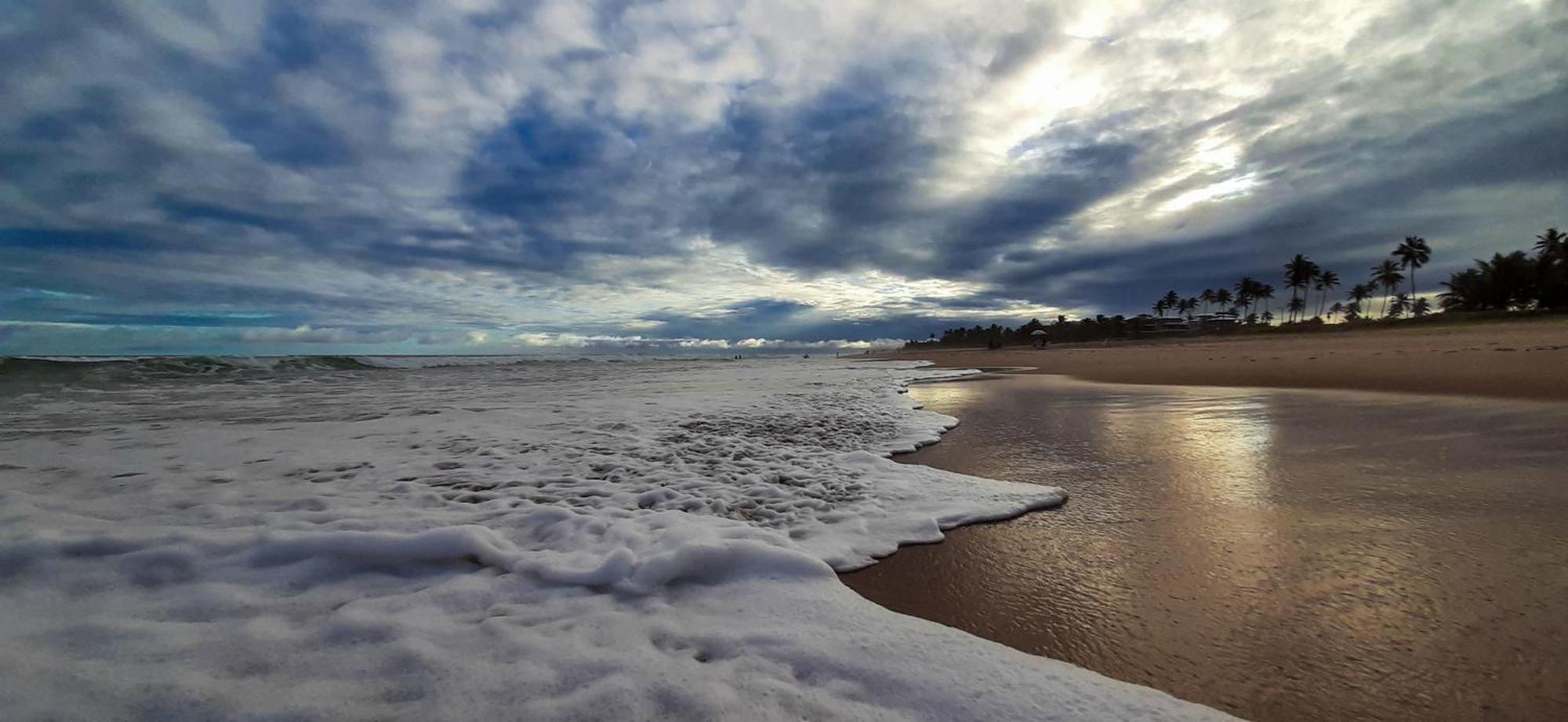 Camaçari Chale Brisa Mar Pe Na Areia Em Barra Do Jacuipeヴィラ エクステリア 写真