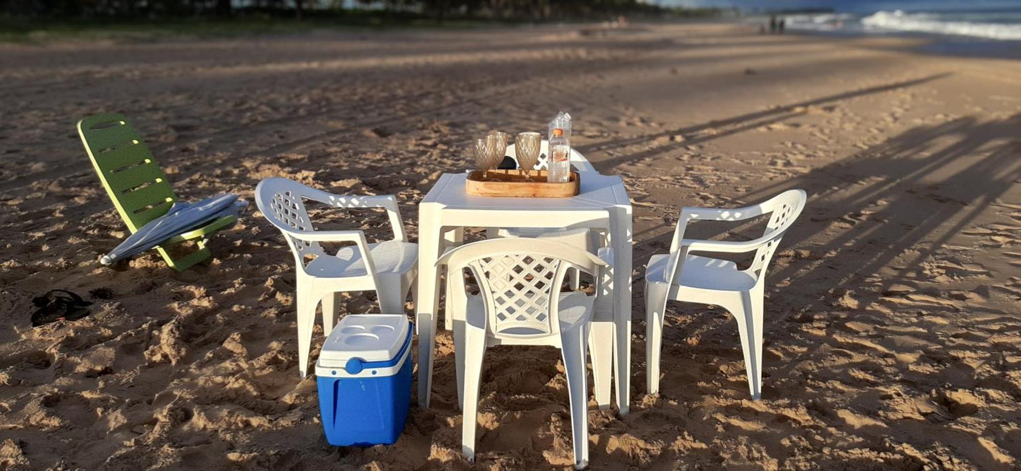 Camaçari Chale Brisa Mar Pe Na Areia Em Barra Do Jacuipeヴィラ エクステリア 写真